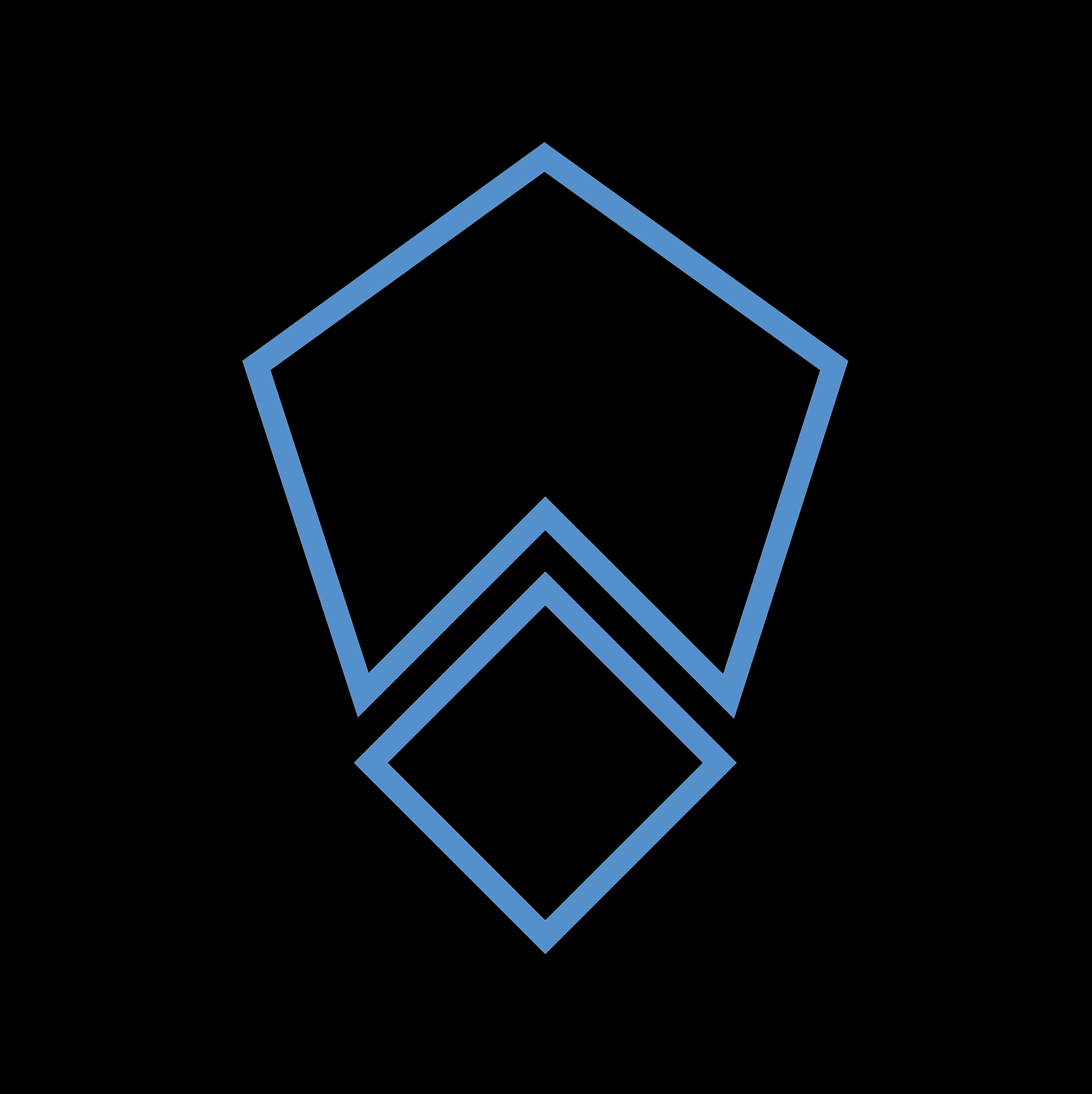 Men's Premium Polo in Black And White