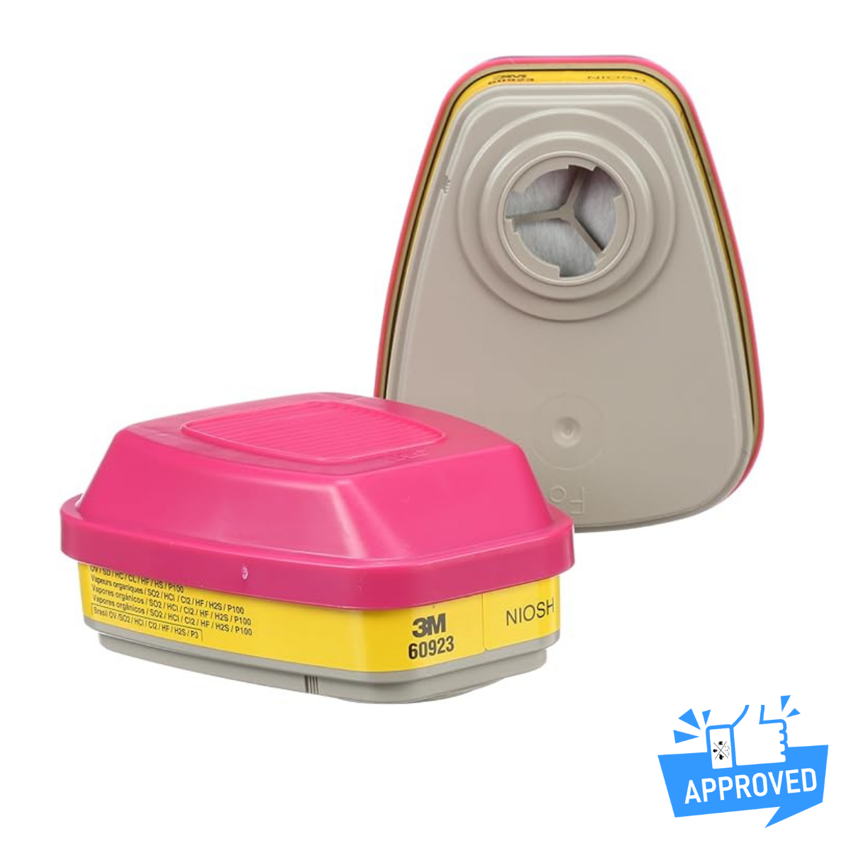 3M Mask Filter. Respirator Cartridge, Particulate Filter