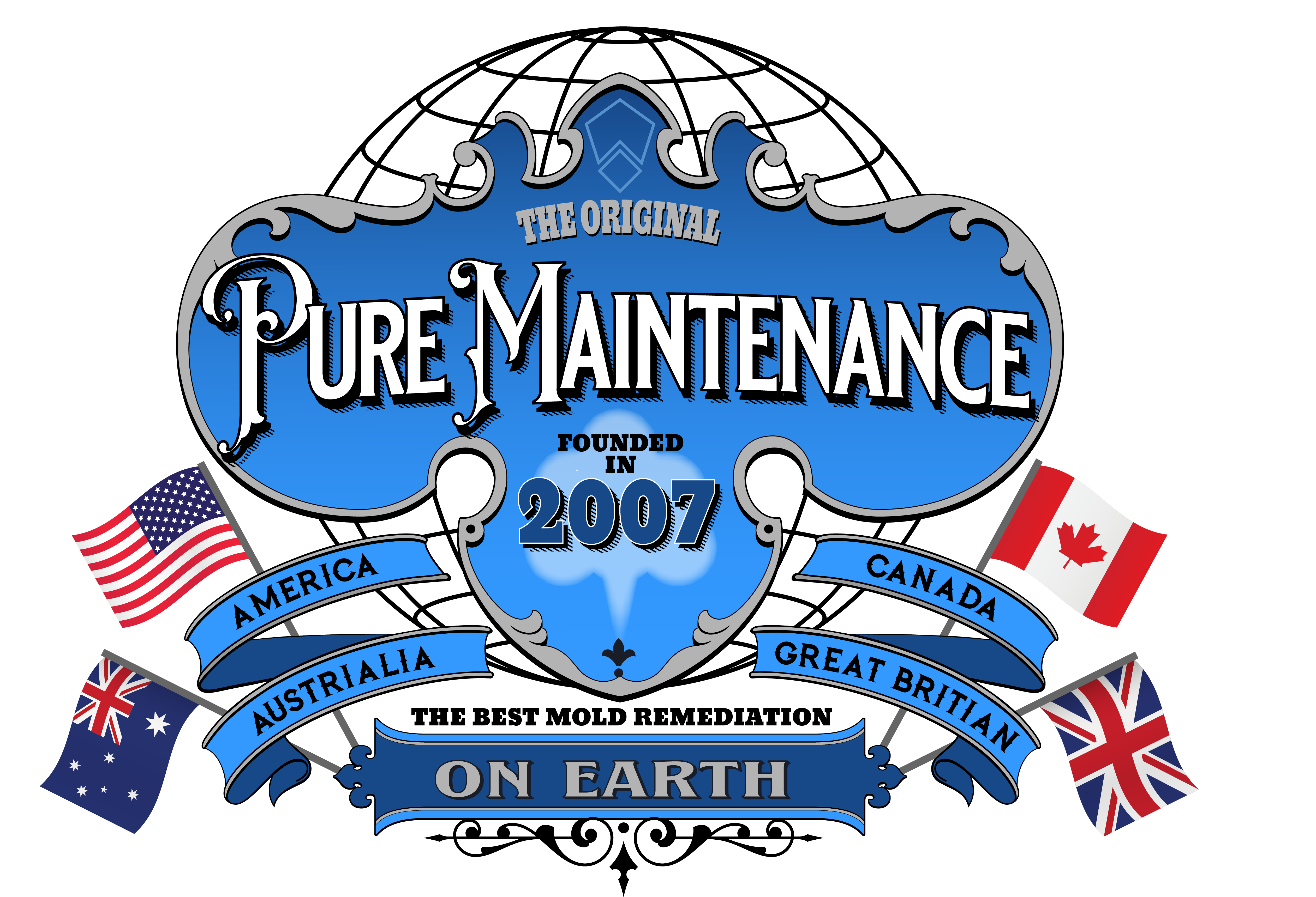 PURE Maintenance Retro International Design Unisex T-shirt- 4 colors