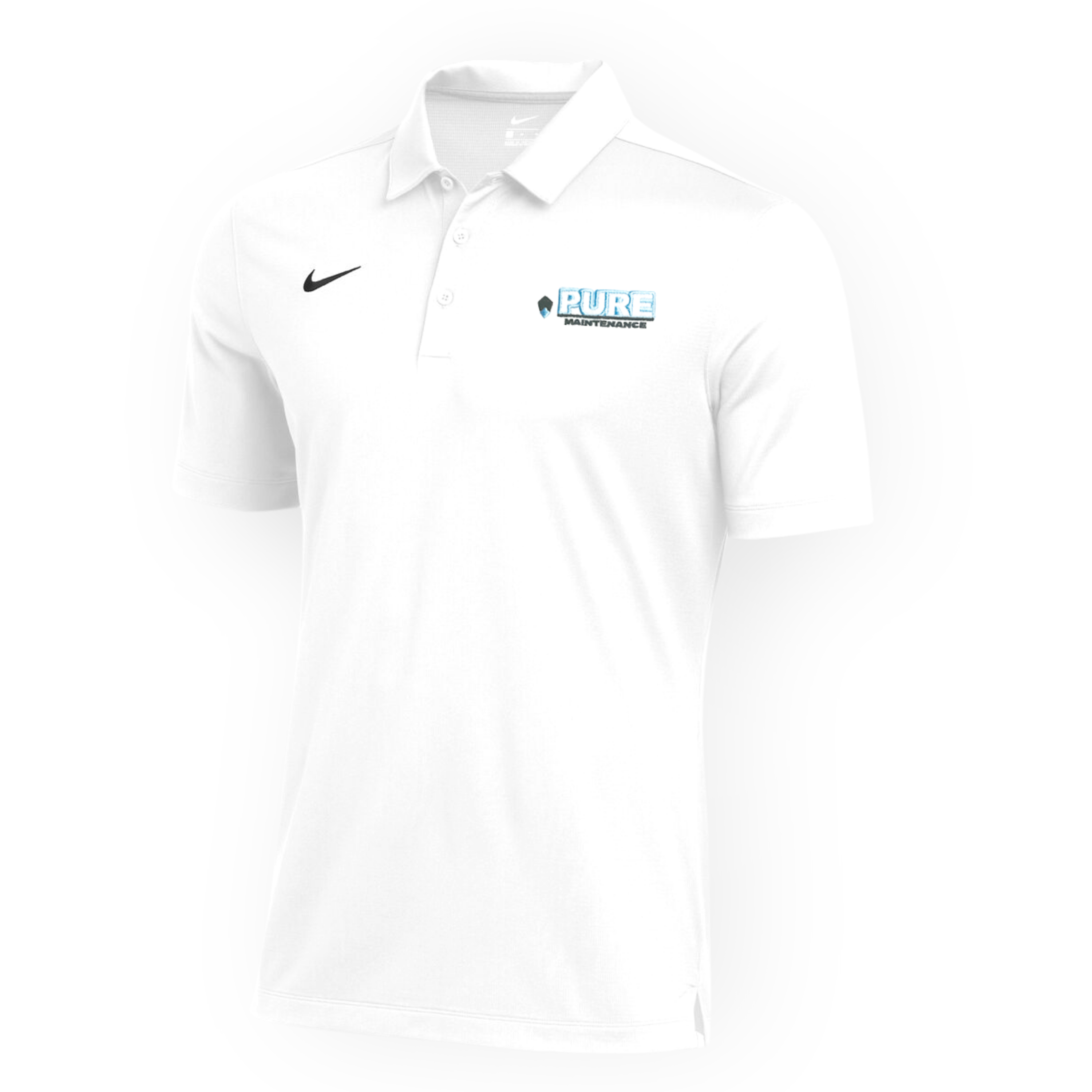 Pure Maintenance Short Sleeve Polo Nike Shirt  DISCONTINUED