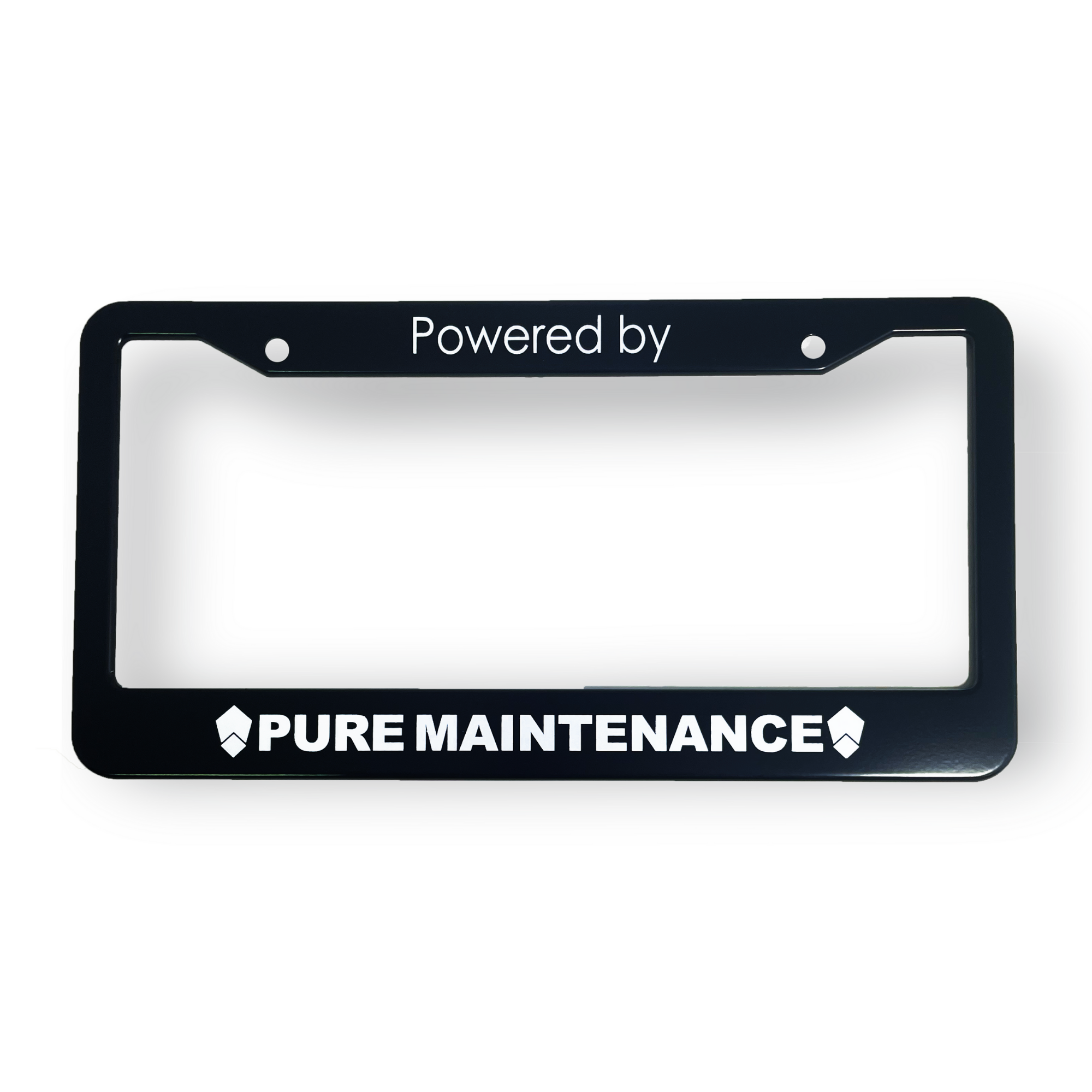 Pure Maintenance License Plate Frame