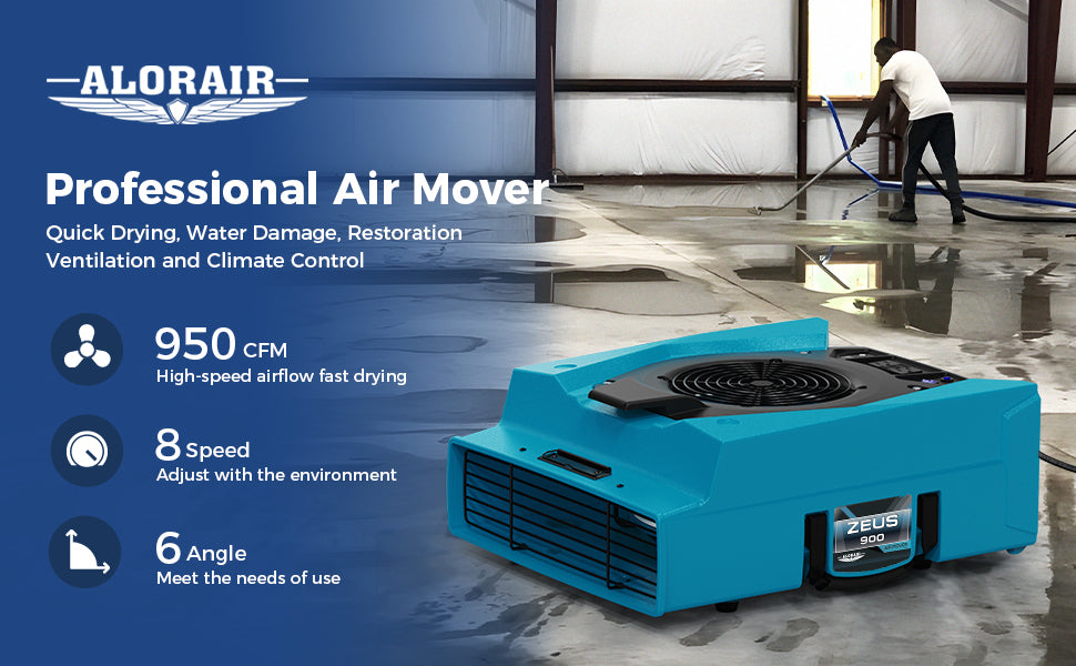 AlorAir® Zeus 900 Air Mover Professional Dryer