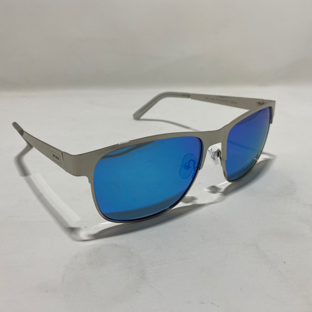 PM Sunglasses Silver Blue