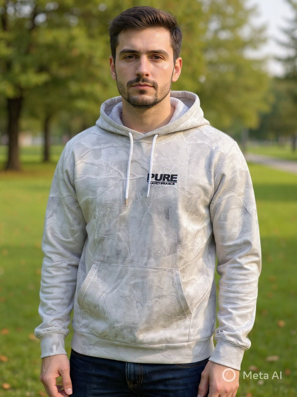 Bleached Camo Hoodie