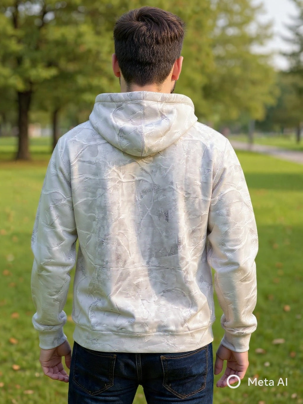 Bleached Camo Hoodie