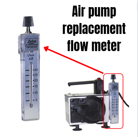 Air Sampling Pump Replacement flow meter
