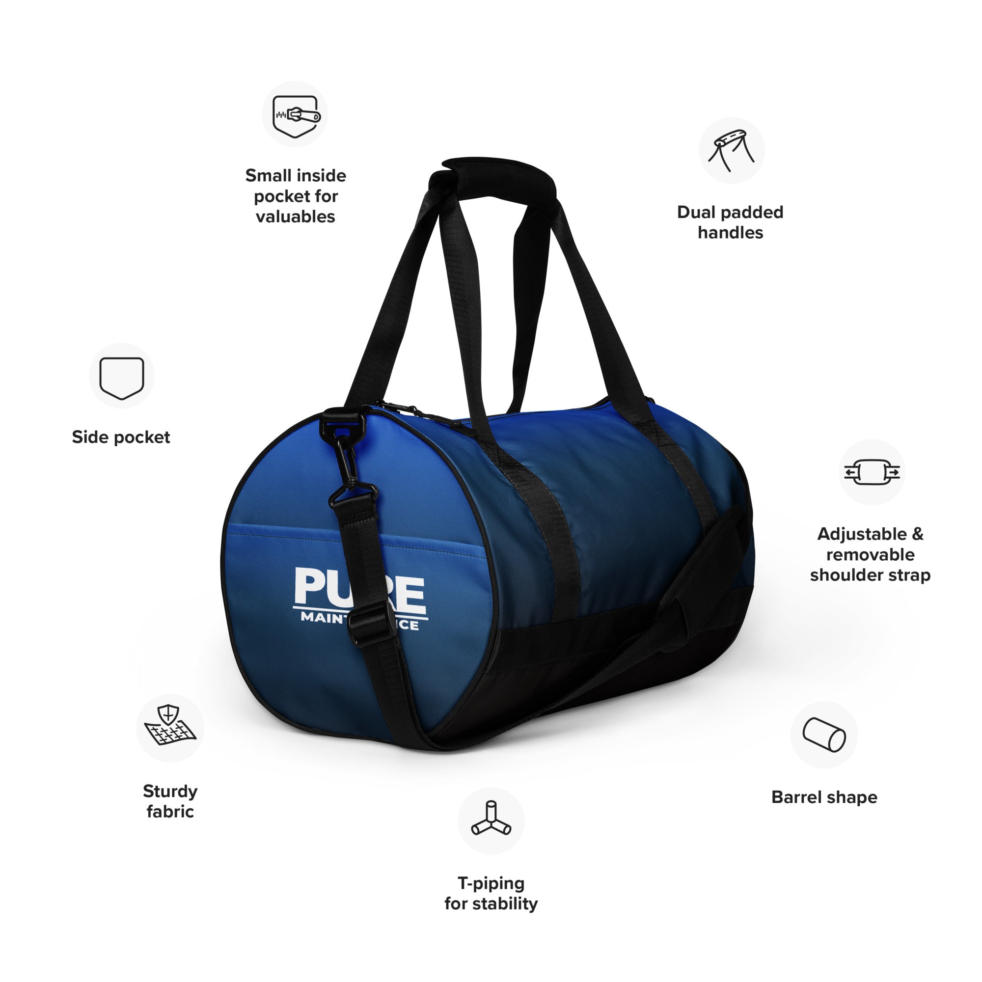 All-over print gym bag