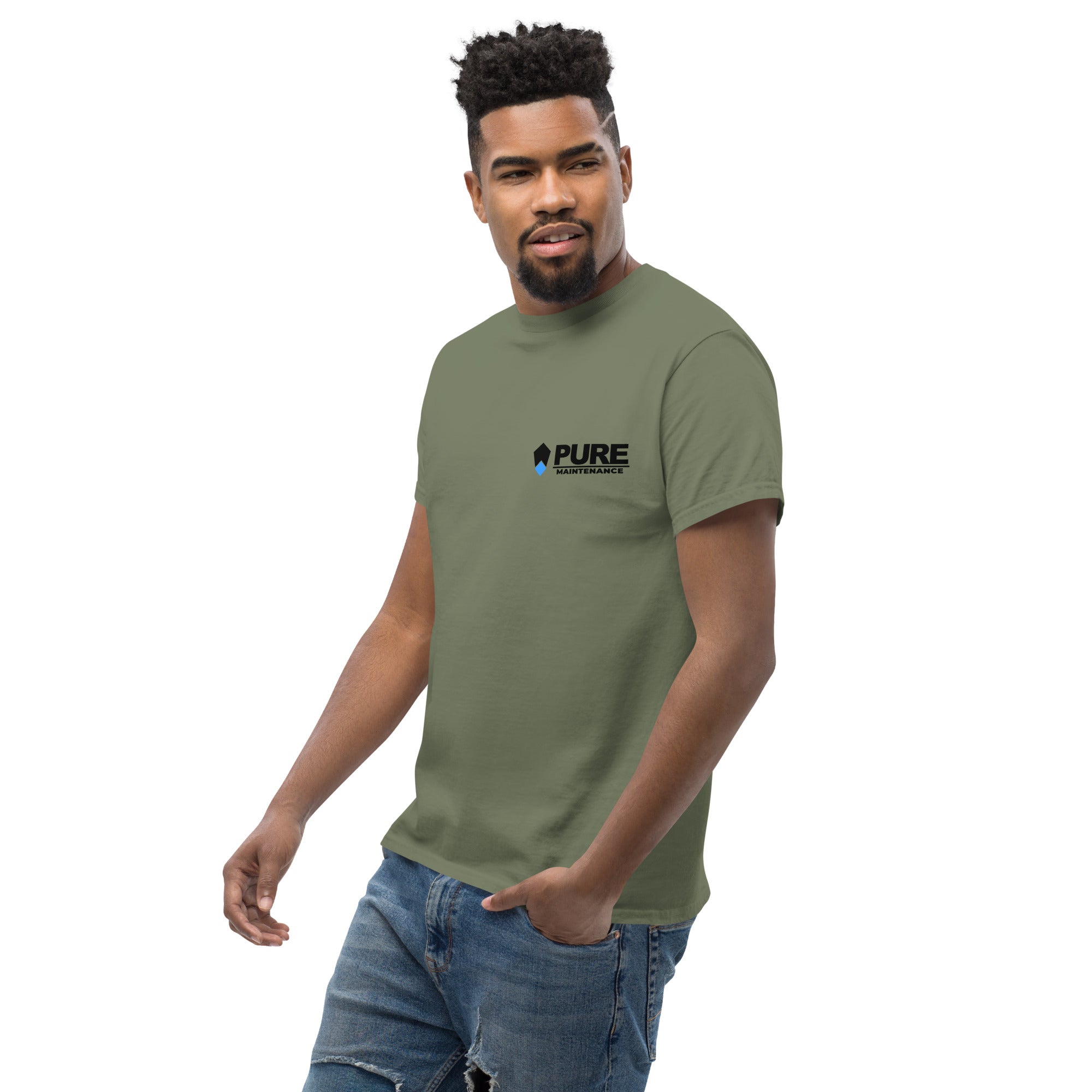 Men's classic tee Classic PM logo 6 Colors