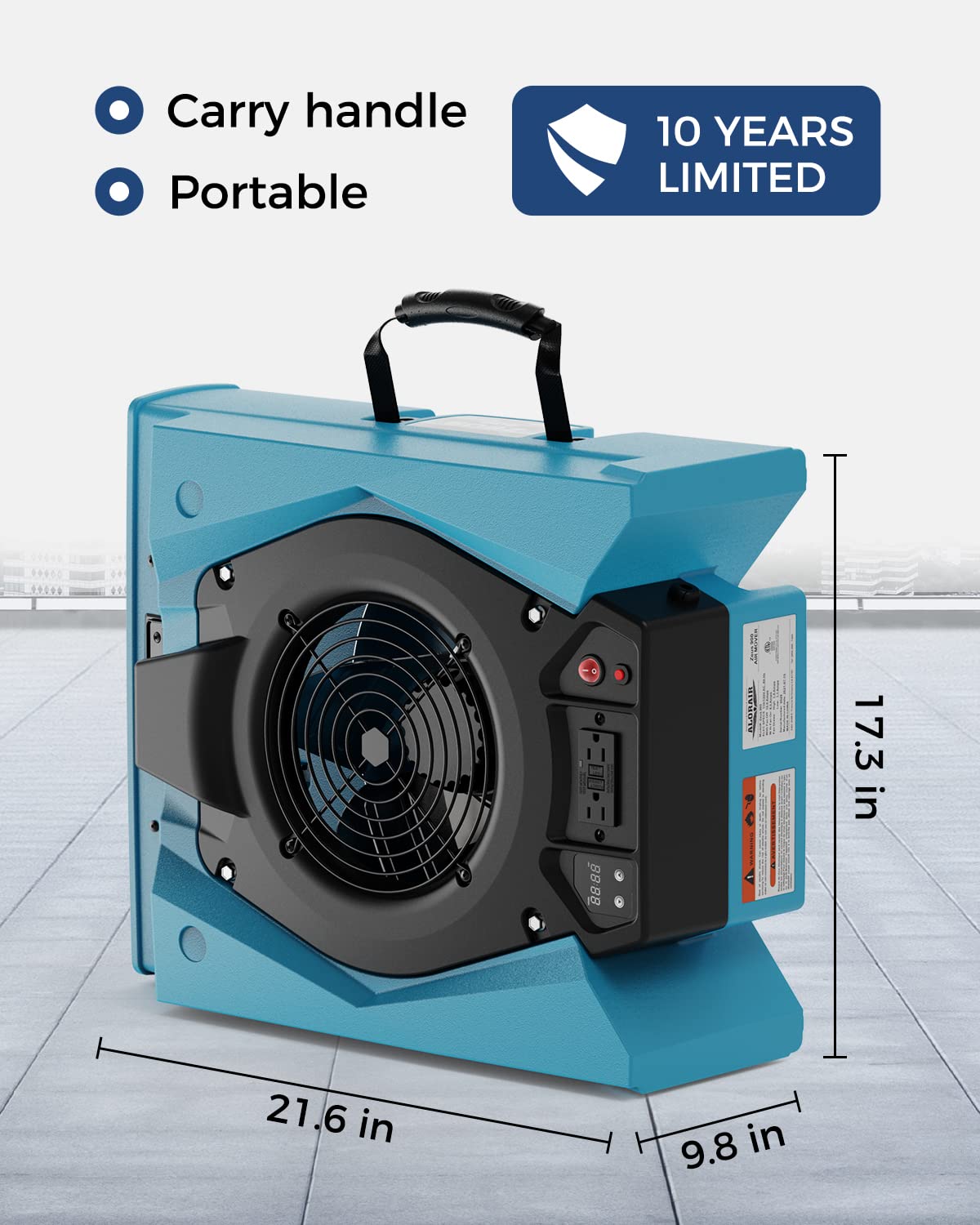 AlorAir® Zeus 900 Air Mover Professional Dryer