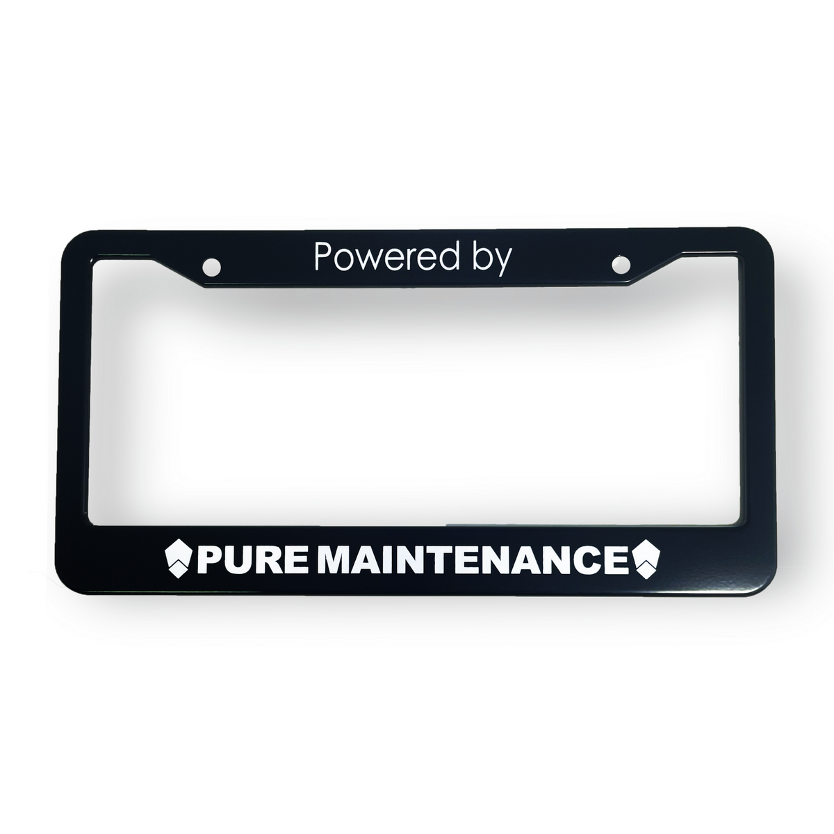 Pure Maintenance License Plate Frame